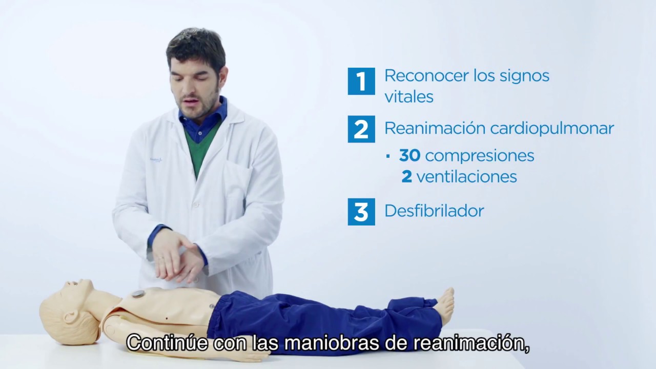 Reanimaci&oacute;n cardiopulmonar: pasos a seguir