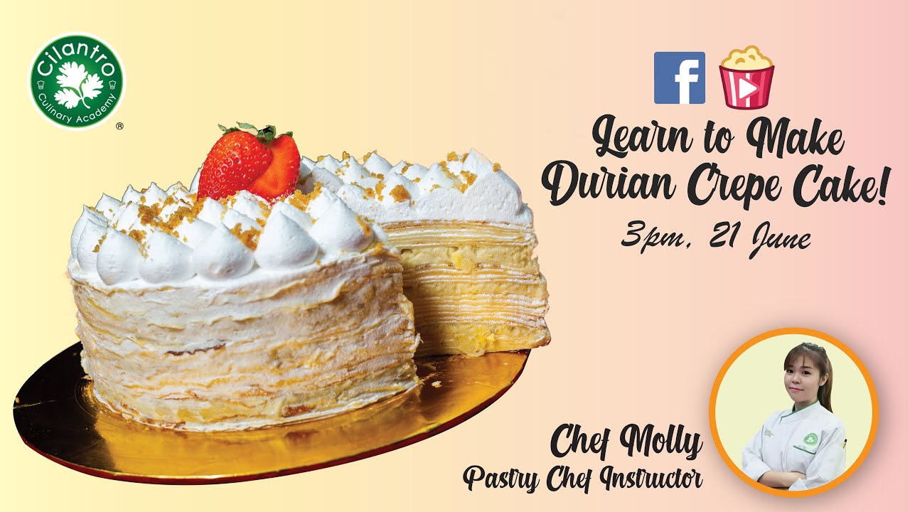 Make Durian Crepe Cake with Musang King!
