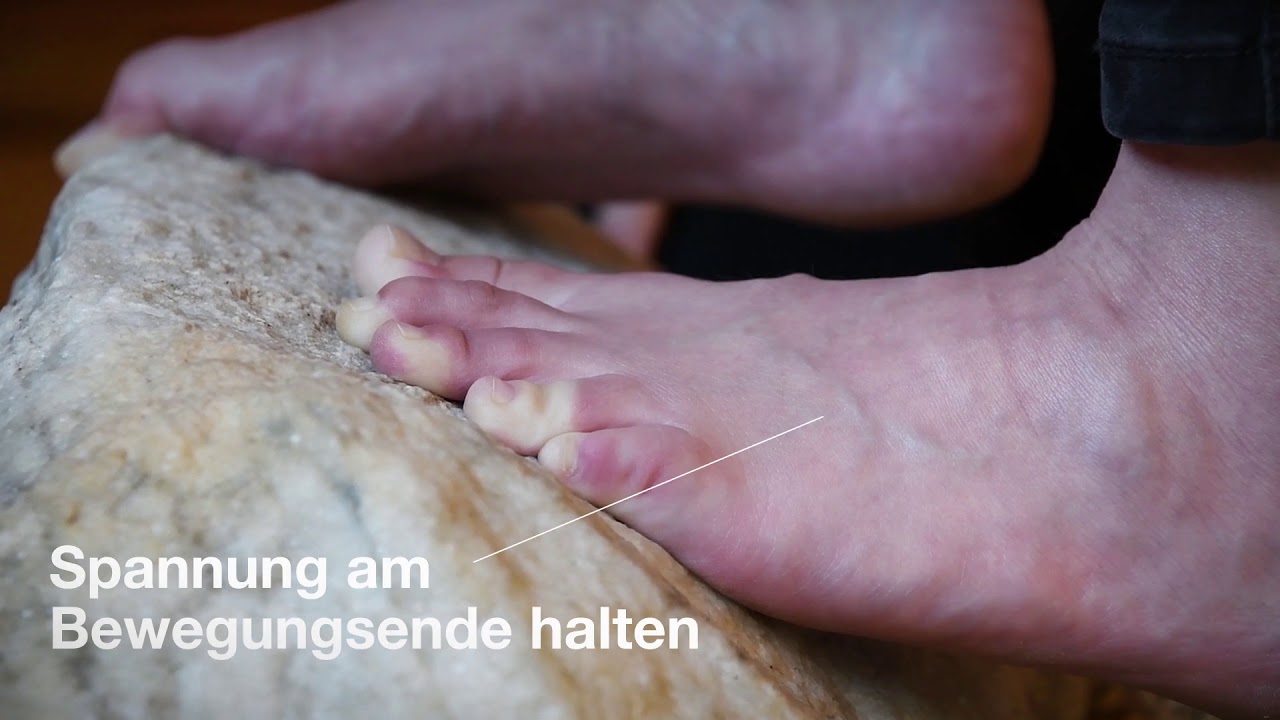 Biokinematik-Übung für Zehen, Fuß und Waden