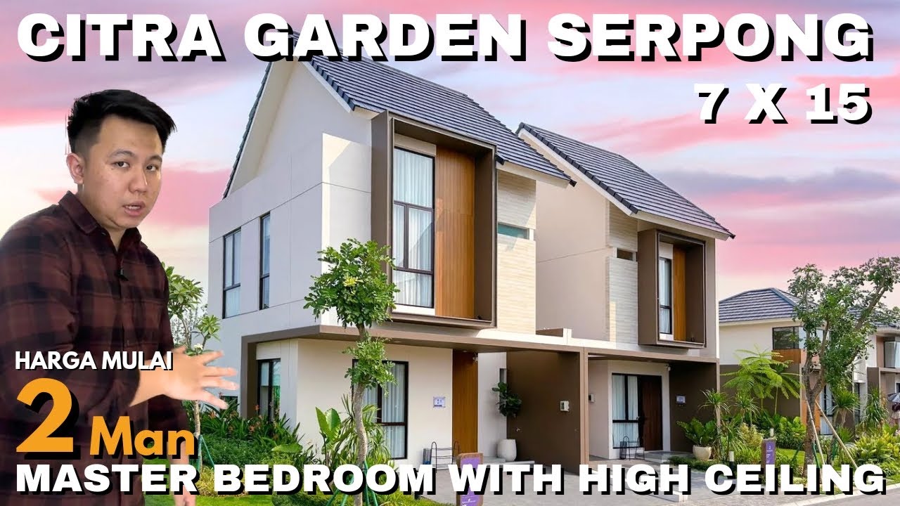 2M MASIH BISA DAPAT 7X15 SEBESAR INI DI SERPONG - REVIEW RUMAH DIANDRE CITRA GARDEN SERPONG