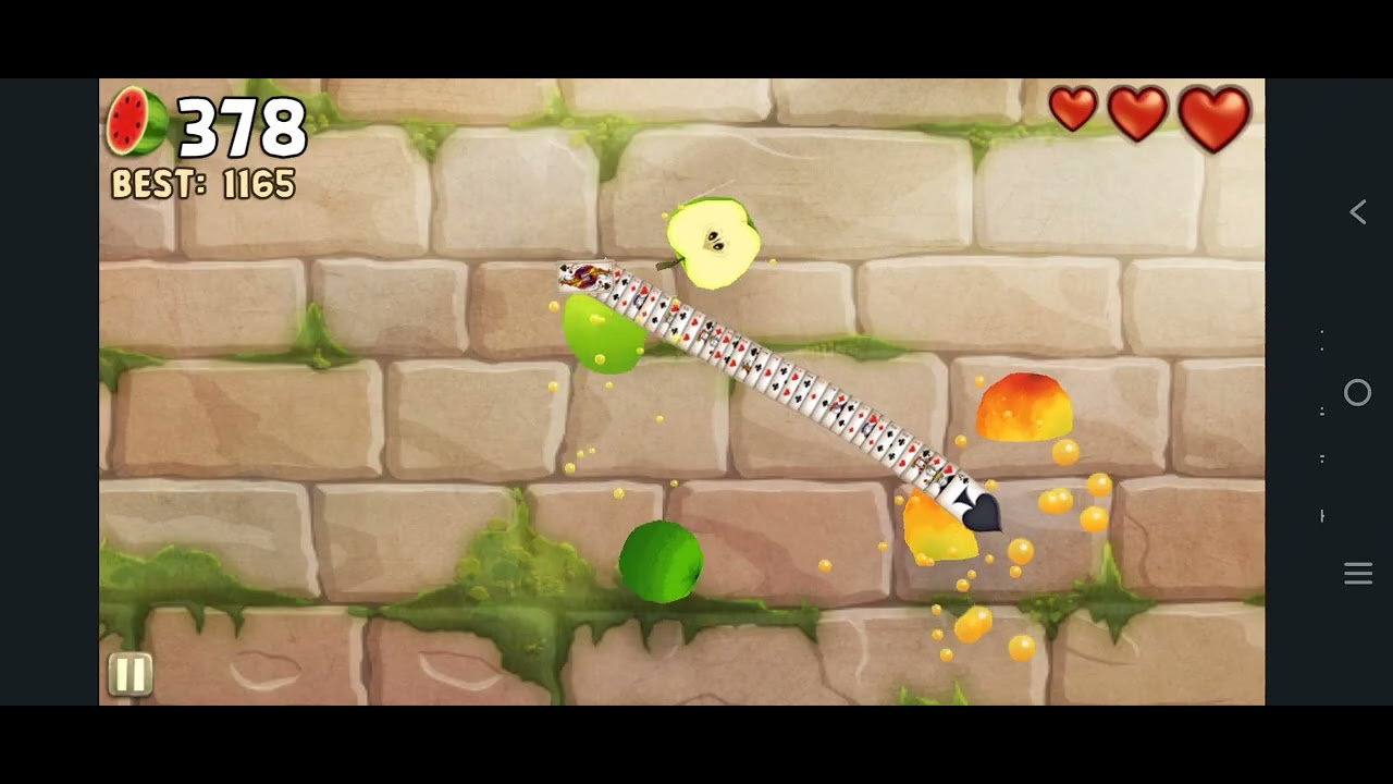 Fruit Ninja Puss in Boots Royal Flush blade in action 