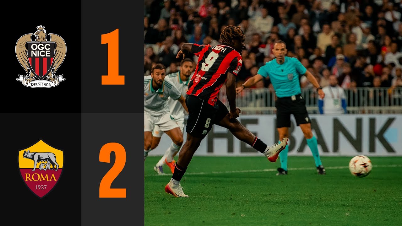 R&eacute;sum&eacute; : Nice - Rome (1-2) I J1 - Ligue Europa 2025-2026