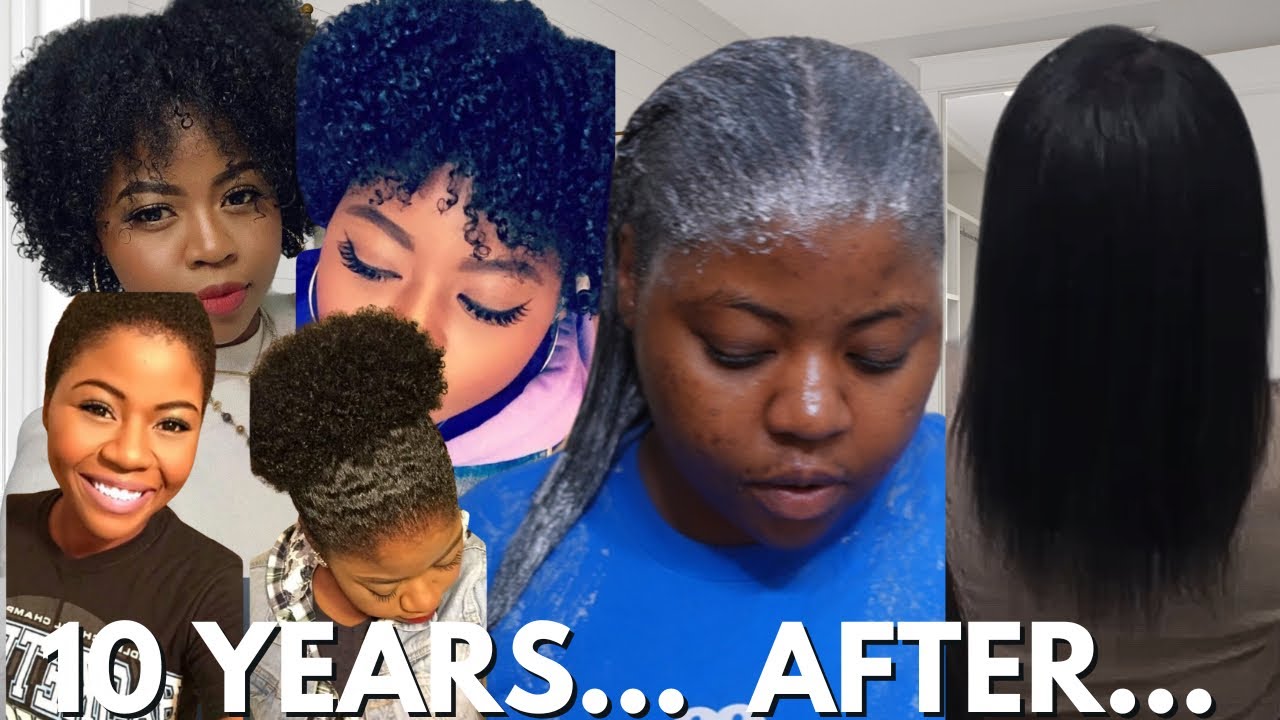 Relaxing My Hair After 10 Years Natural