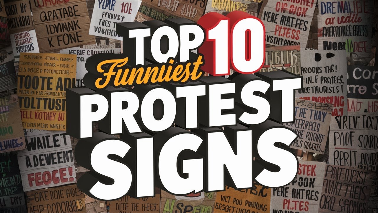 Top 10 Funniest Protest Signs People Actually Made