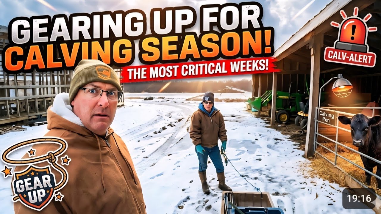 Gearing up for CALVING SEASON!