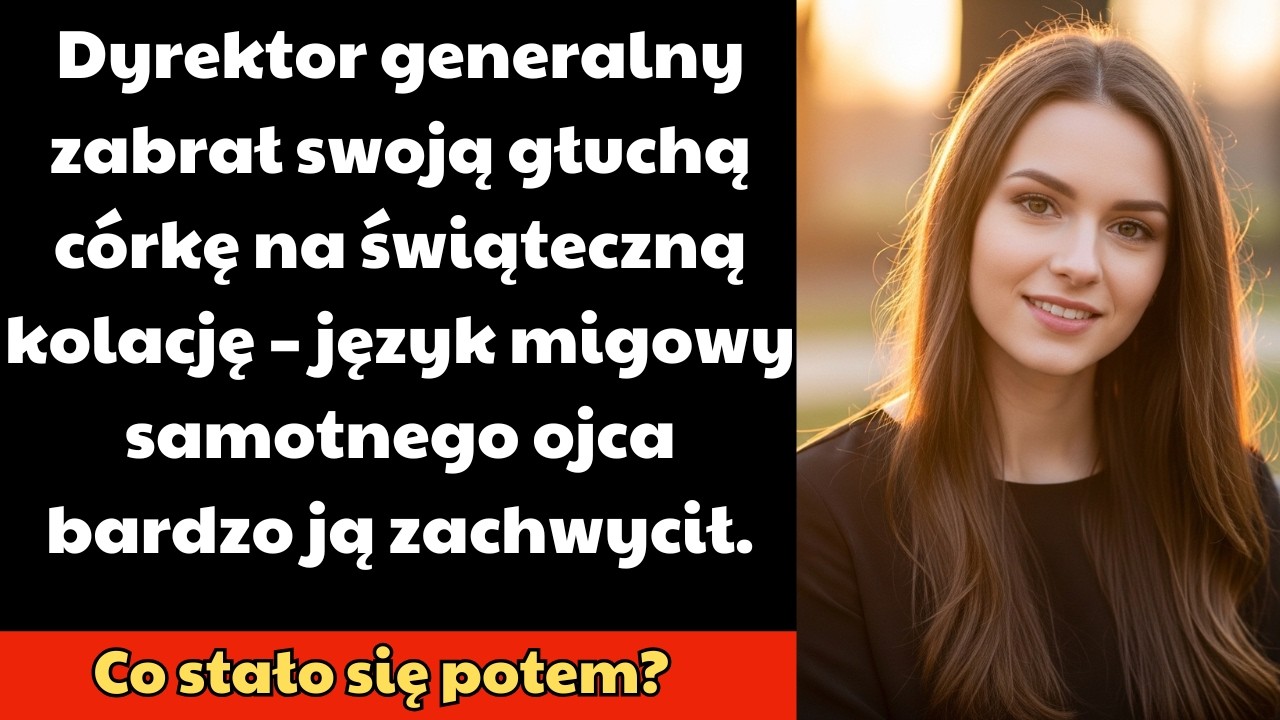 Prezeska zabrała głuchą córkę na kolację wigilijną — język migowy samotnego ojca ją rozbawił mile3