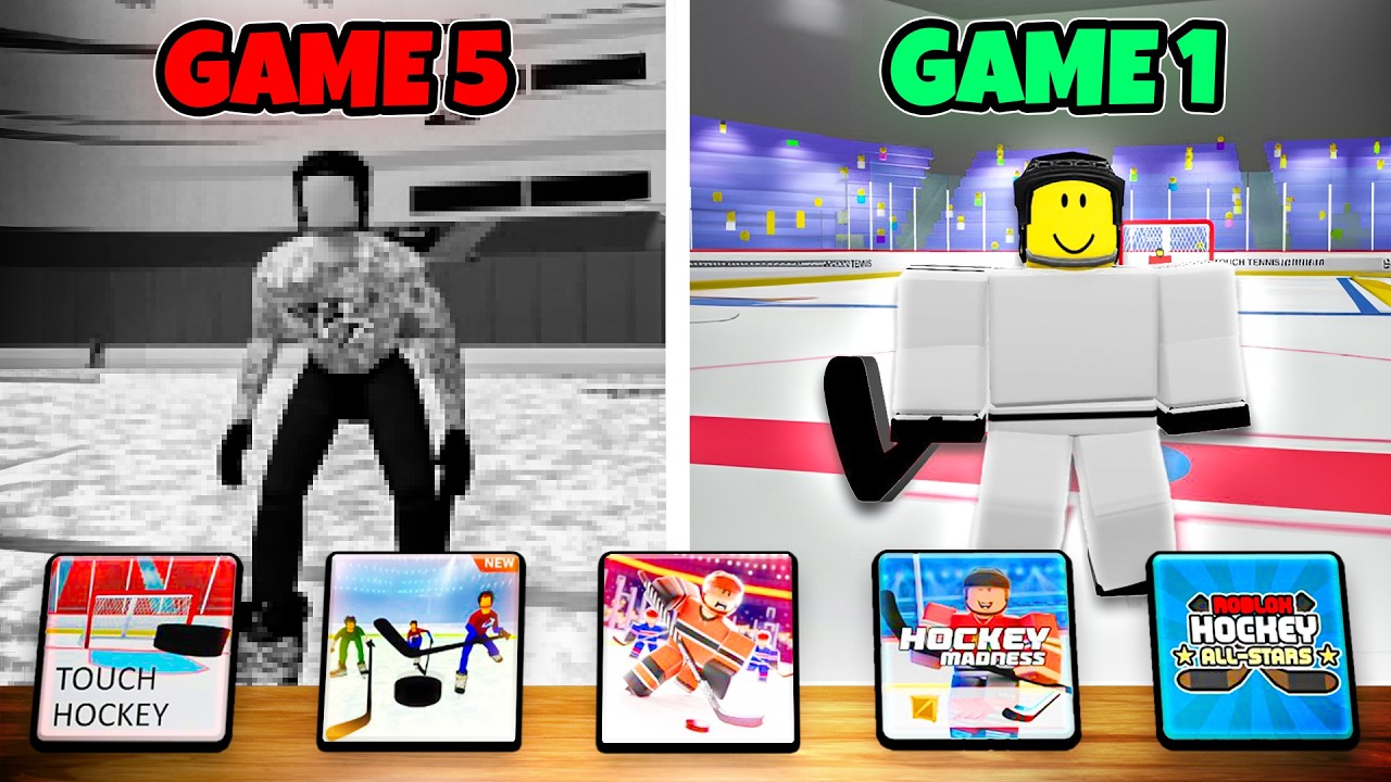I Tested The Top Hockey Roblox Games