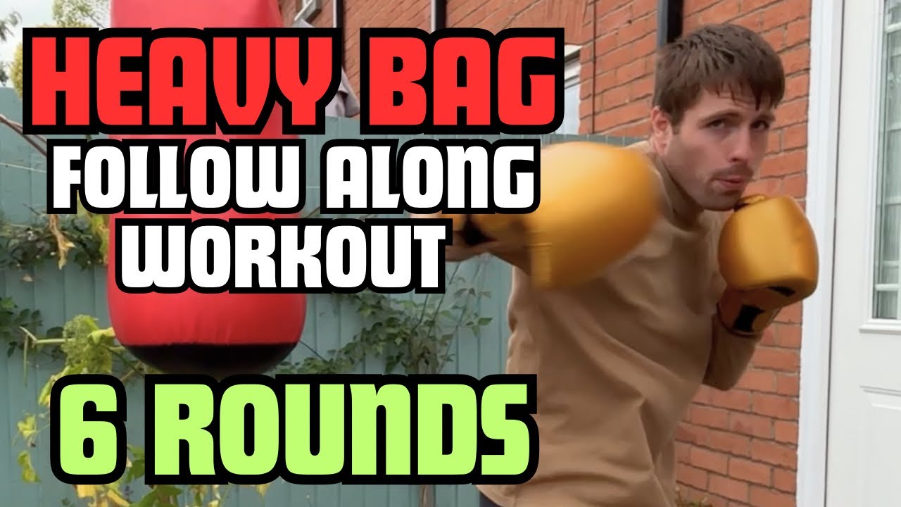 Heavy Bag Boxing Workout– 6 Round Follow-Along | Real Combos used by Pro Boxers!