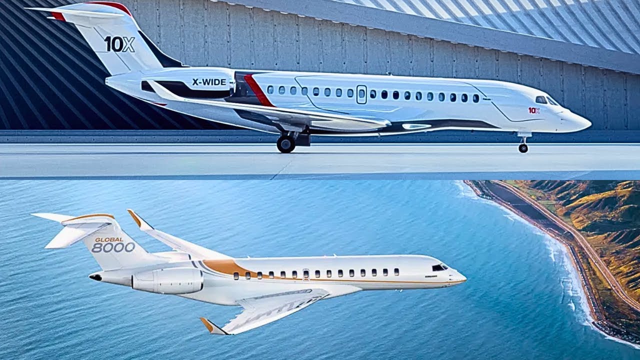 Dassault Falcon 10X vs Bombardier Global 8000 | FULL COMPARISON