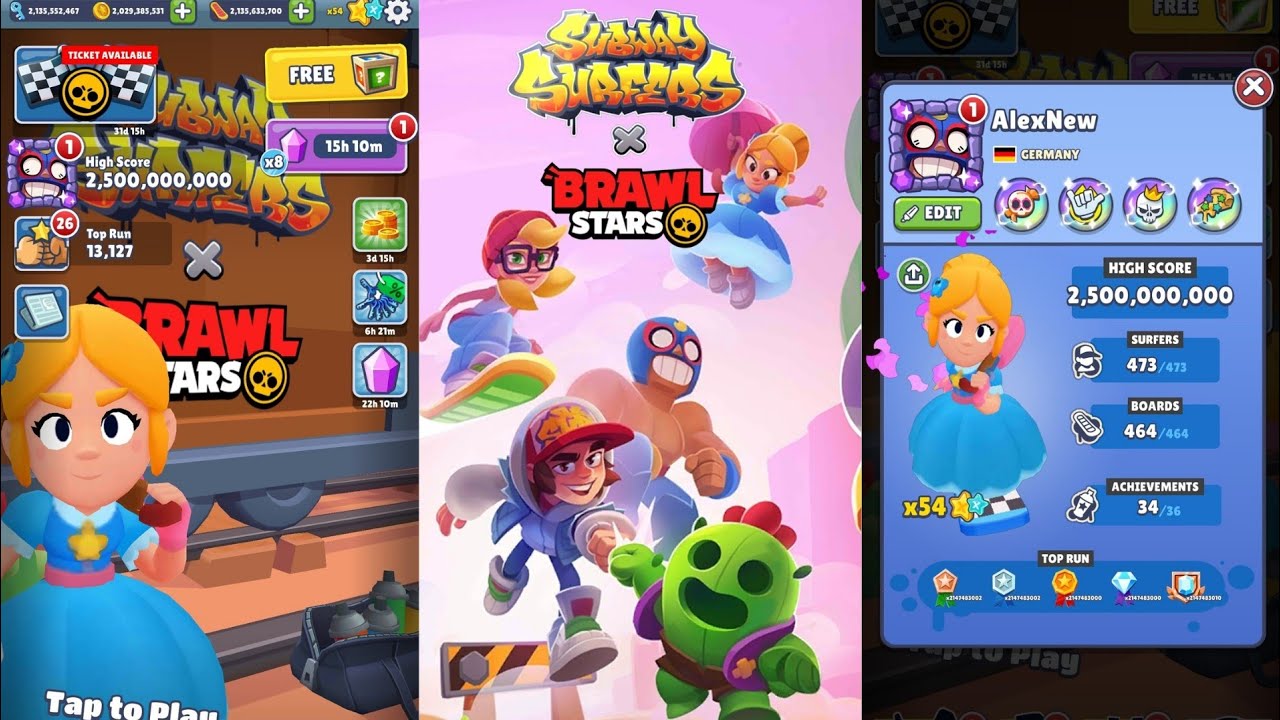 Subway Surfers | Brawl Stars 2025 | Everything unlocked 