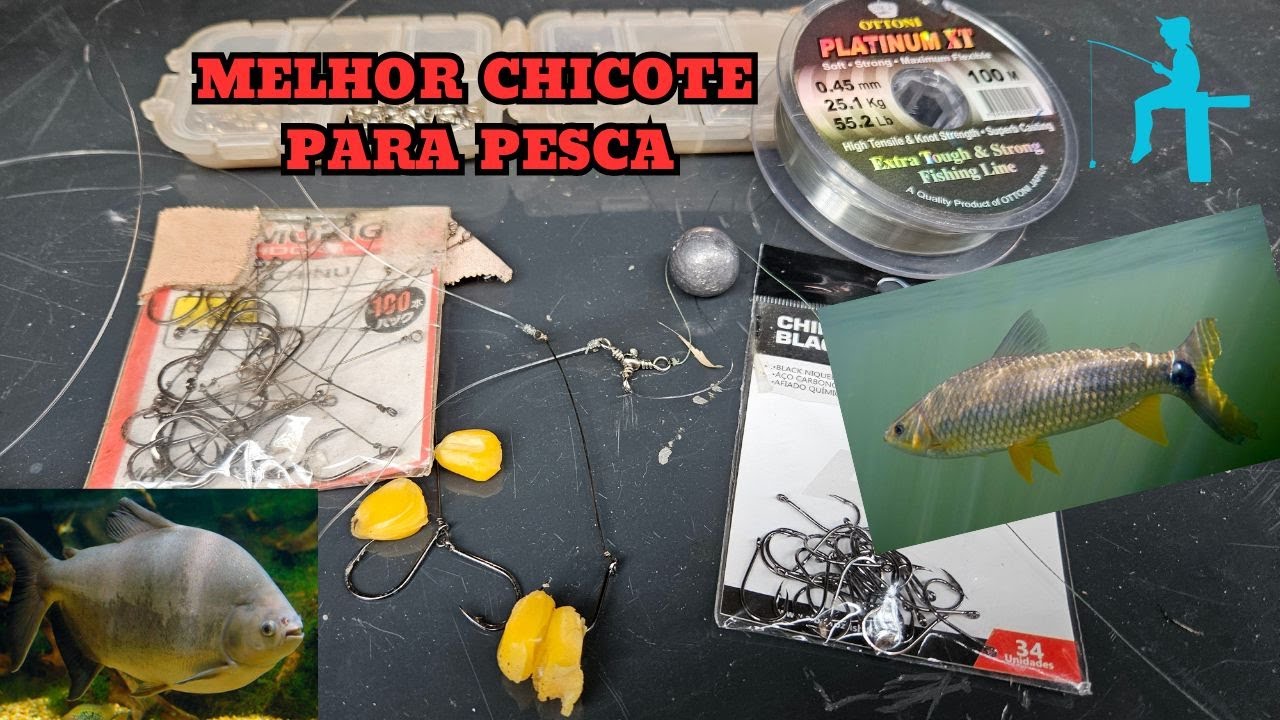 COMO FAZER O MELHOR CHICOTE PARA PESCA PIAPARA, PACU CARANHA E PIAU SUL