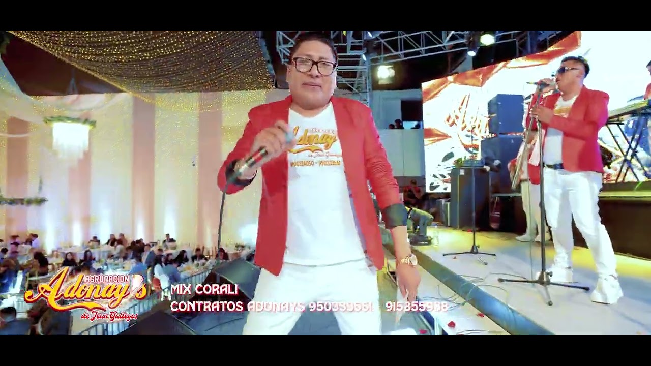 agrupacion adonays de jean gallegos ( en vivo )MIX CORALI 4K