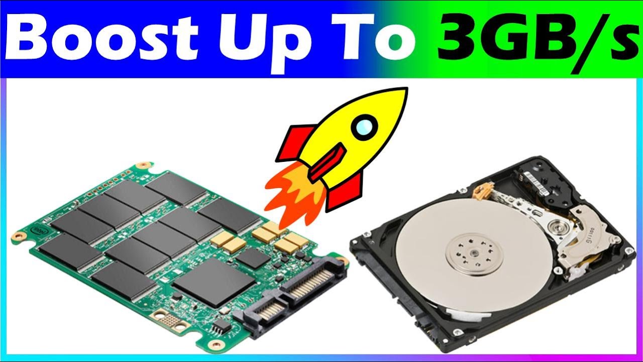 Increase SSD or HDD Speed | Up To 3GB/s | RAM as cache Memory