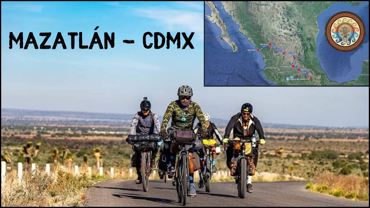 De Mazatlán a CDMX en Bicicleta.  Recopilación Ruta Chichimeca // Cicloturismo 🇲🇽
