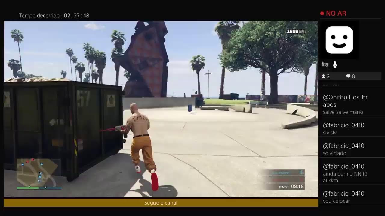 Jogando Gta5 online com amigos