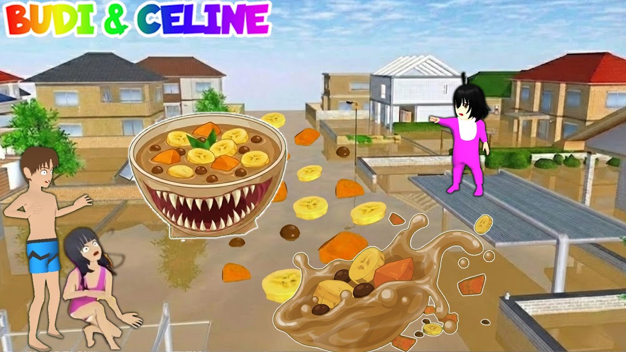 Rumah Yuta Mio Banjir Takjil Kolak Pisang 😱Baby Celine Makan semua Takjil
