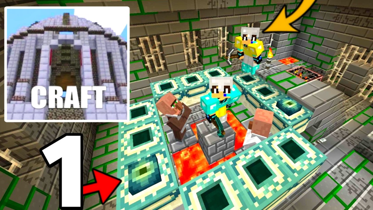 Unlimited Diamonds & End Portal: Minicraft New Survival Gameplay Walkthrough Episode 1