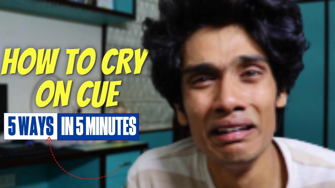 How To Cry On Cue in 5 Minutes | Actor’s Secret Techniques | Actors Spot