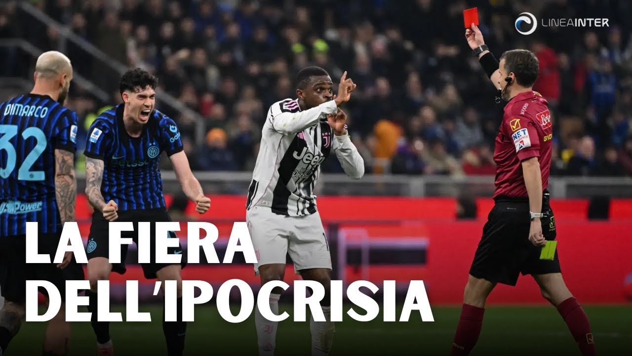 INTER - JUVENTUS, VINCONO I NERAZZURRI E PARTE LO SCHIFO DI MEDIA, WEB E GIORNALI