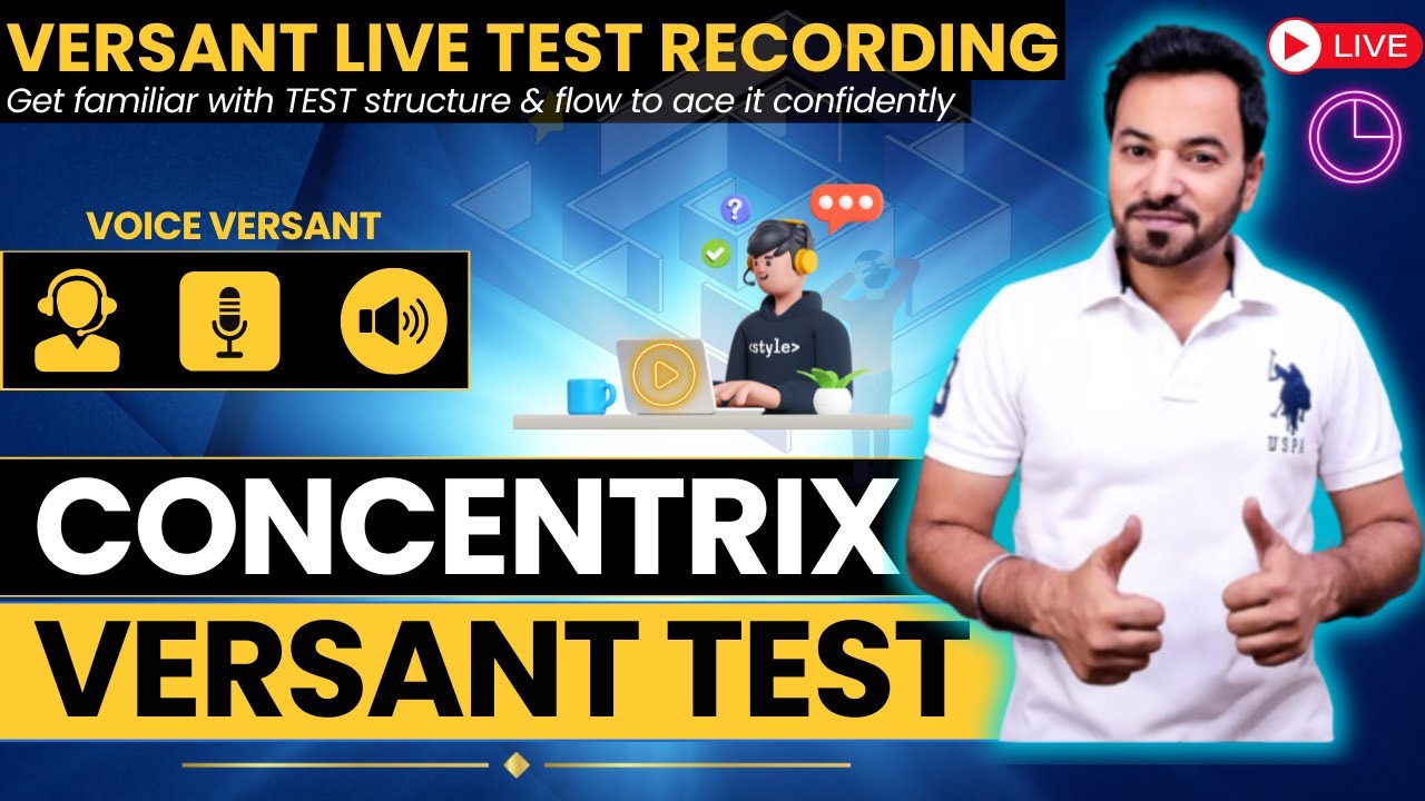 Concentrix Versant Test | Concentrix Versant Test Live | Concentrix Voice Versant Live Test