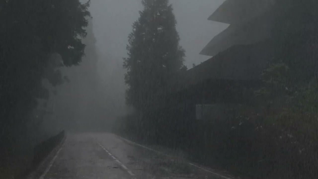 Rain Sounds for Sleeping 🌧️ Heavy Rain & Thunderstorm at Night | Deep Sleep Instantly