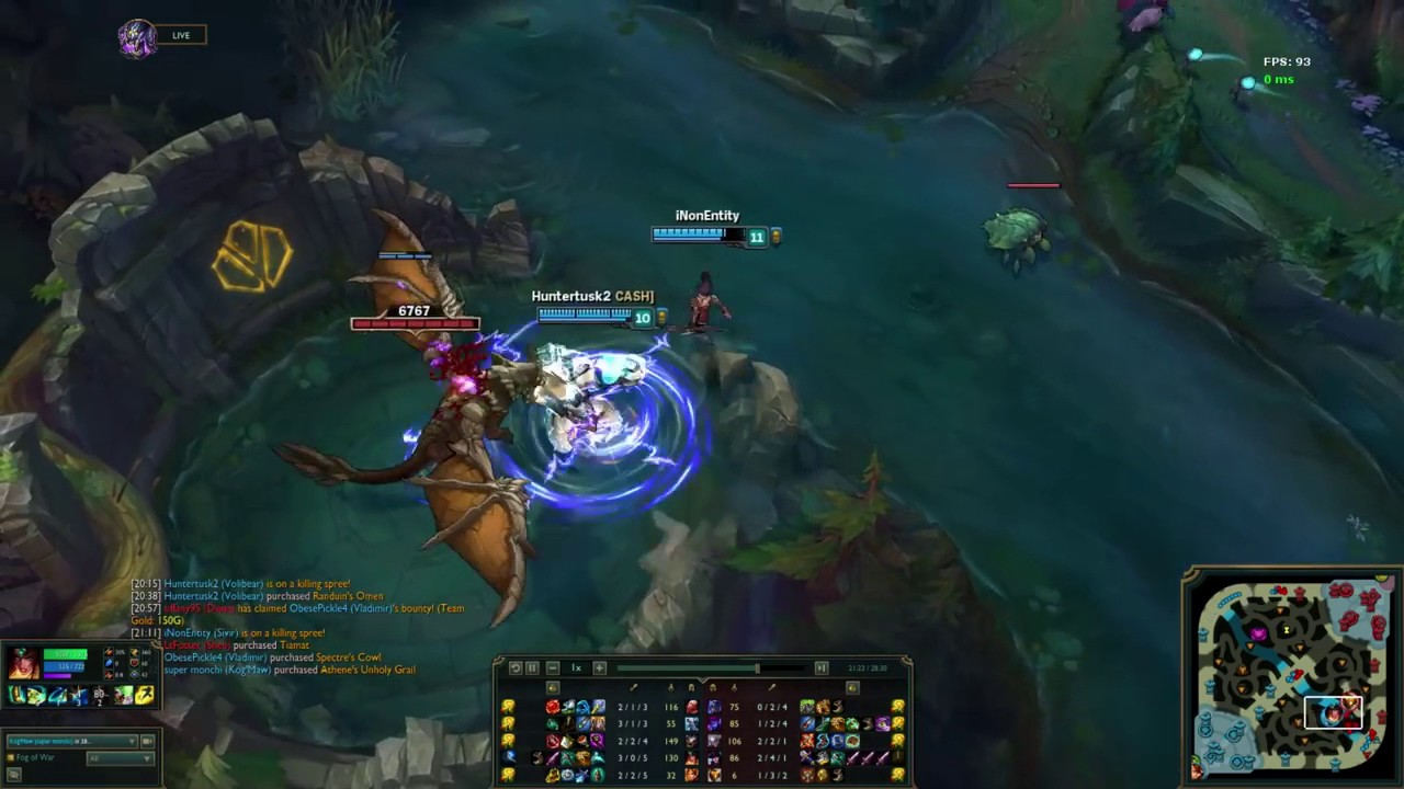 BRONZE 5 KOG'MAW 1,500,000 MASTERY POINTS- Spectate Highest Mastery Points on Kog'maw