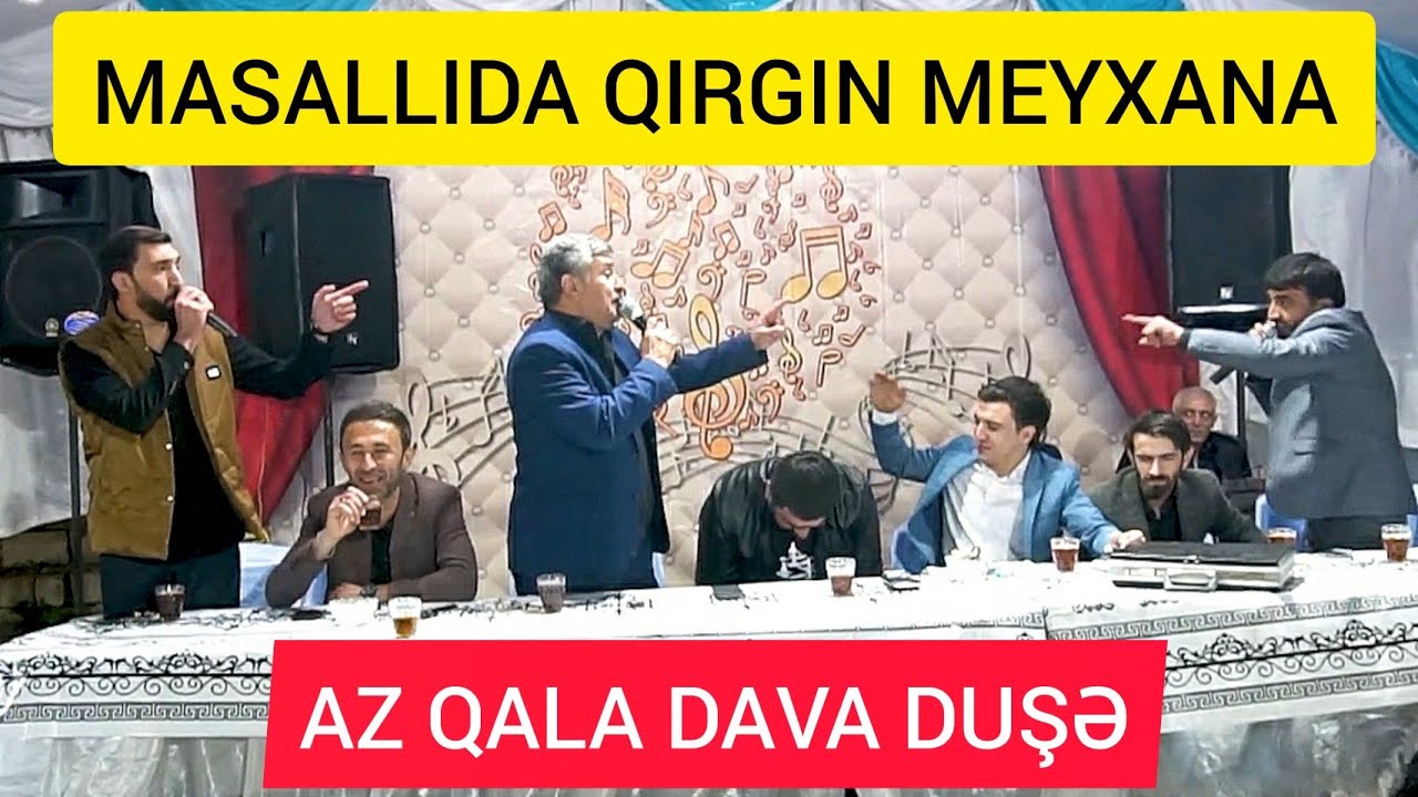 Qirgin meyxana 2022 Masalli toyu Rufet Dahi, İntiqam, Huseyn , Sehruz, Kərib Abi , Rufet, Ramin