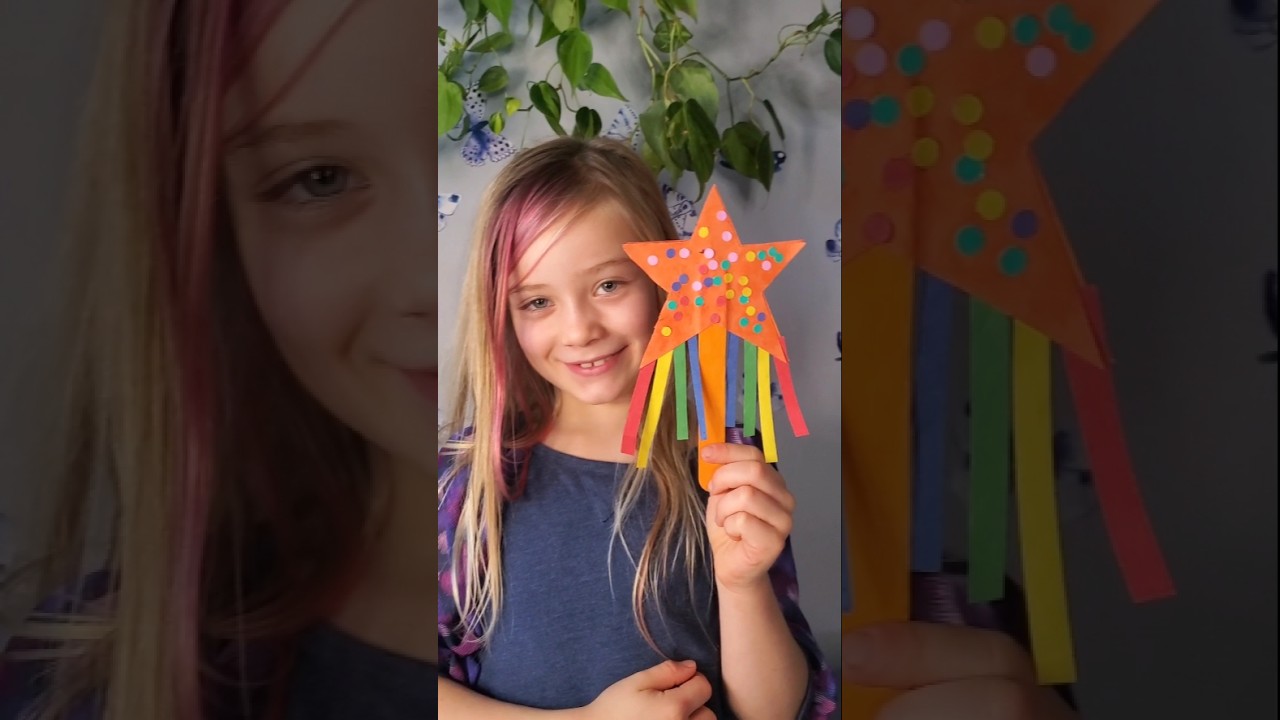 🎉 New Years Wand Craft for Kids | Happy New Year Craft | Star Wand Craft ✨️