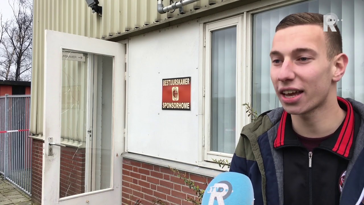 Brand verwoest kantine Vlaardingse voetbalclubs