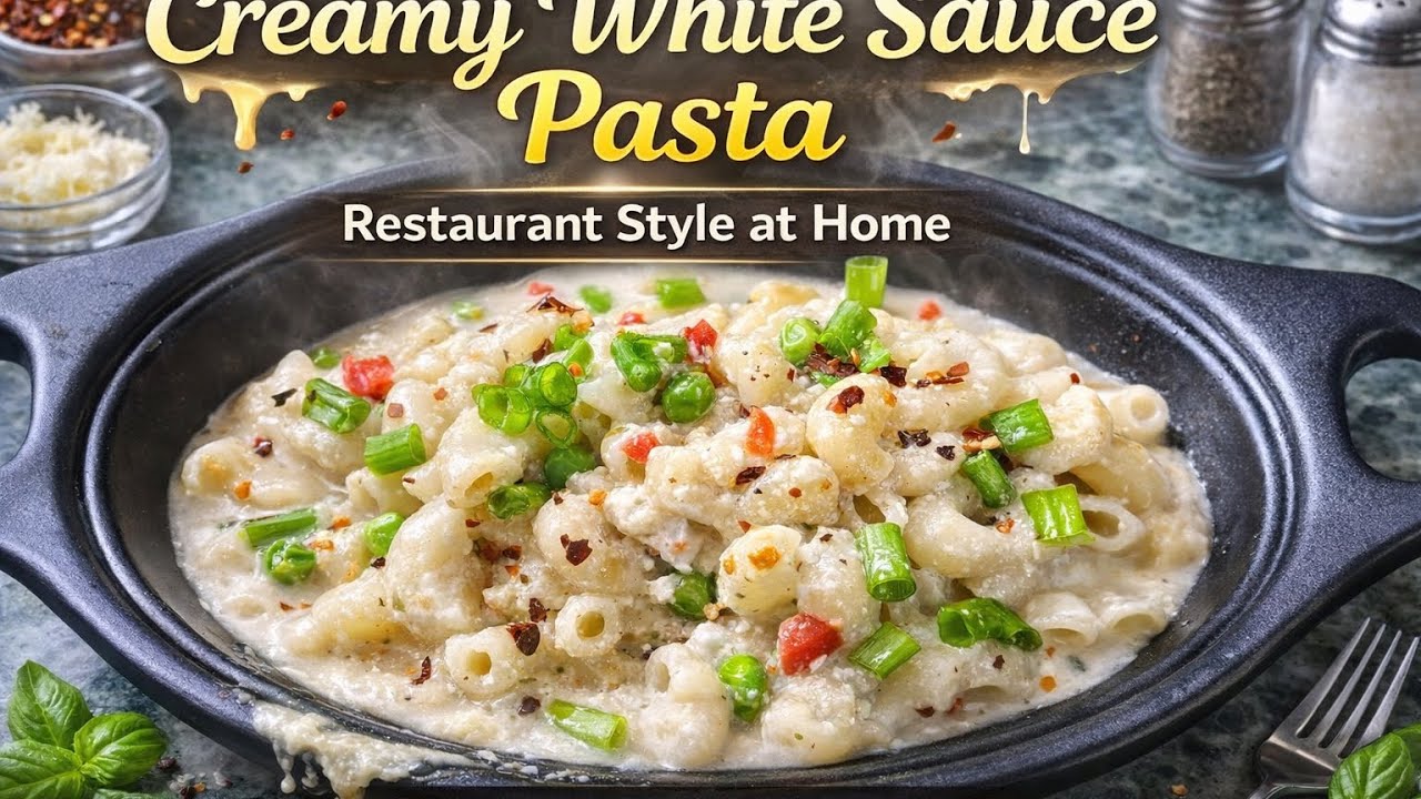 बच्चे मैगी वाला पास्ता भूल जाएँगे एक बार बनाये फ़टाफट बिना मैदा White Sauce Pasta healthy quick easy