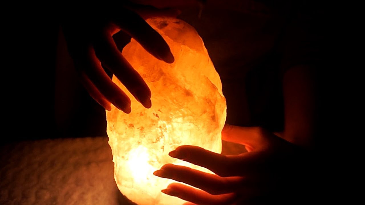 ASMR Salt Lamp Scratching