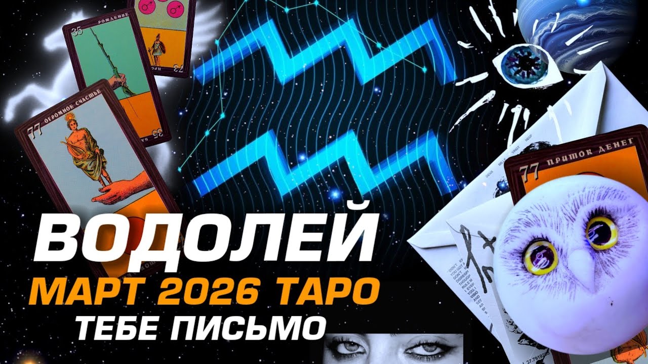 ВОДОЛЕЙ 🌟 МАРТ 2026 🌟 ТВОЁ ПРЕДСКАЗАНИЕ ТАРО НА МЕСЯЦ 
