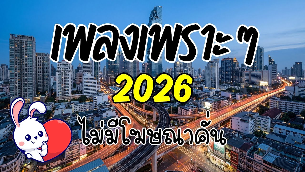 รวมเพลงเพราะๆ ฟังสบาย 2026 [Vol.13] 🎧 ฟังยาวๆ ต่อเนื่อง 🎸(ไม่มีโฆษณาคั่น) | กระต่ายอ้วน ชวนฟัง 🐰