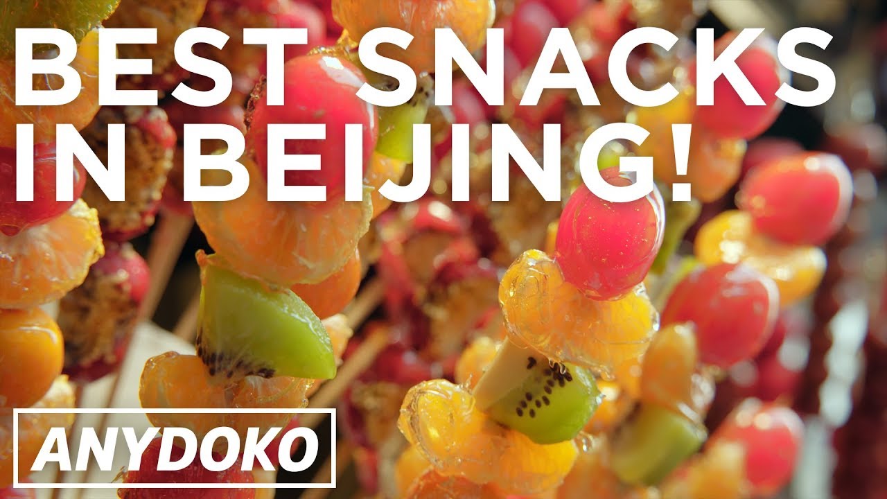 The Best Snacks in Beijing! Eating lamb skewers and Donkey Burgers!