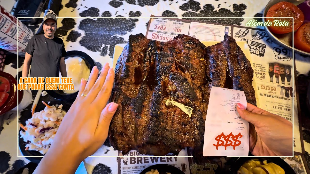 Tudo é maior no Texas — inclusive esse steak e o $$$ dele! 🥩🤠