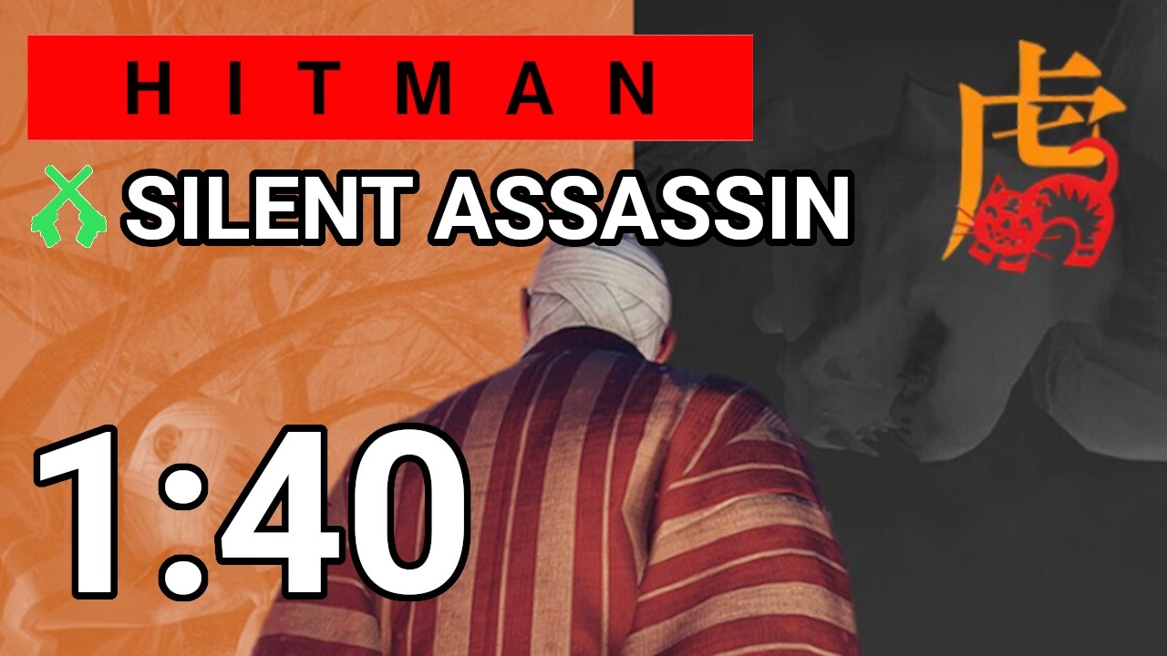 HITMAN - Featured Contract - The Tiger - Silent Assassin Speedrun 1m40s