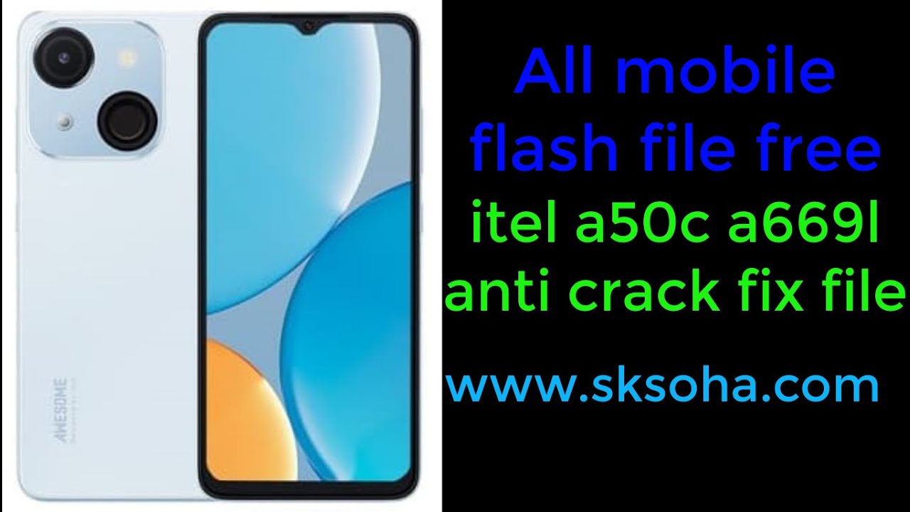 itel a50c a669l dump file unlock tools free