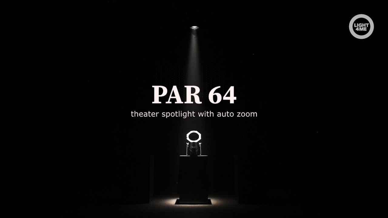 Light4Me PAR 64 200W LED Zoom Auto &ndash; professional theater spotlight