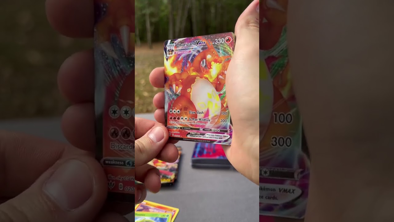 ASMR Charizard VMax Full Art was Pulled from Pok&eacute;mon Darkness Ablaze Packs! @thecardhoarder