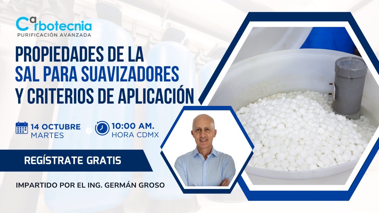 [CAPACITACIÓN] Propiedades de la sal para suavizadores y criterios de aplicación.