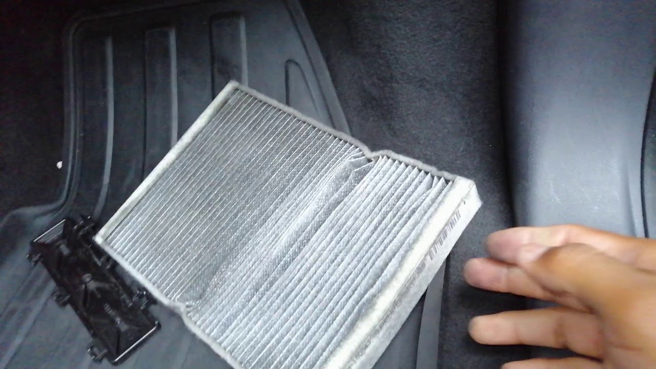 Cambio de filtro de polen de aire acondicionado de land rover discovery sport 2015