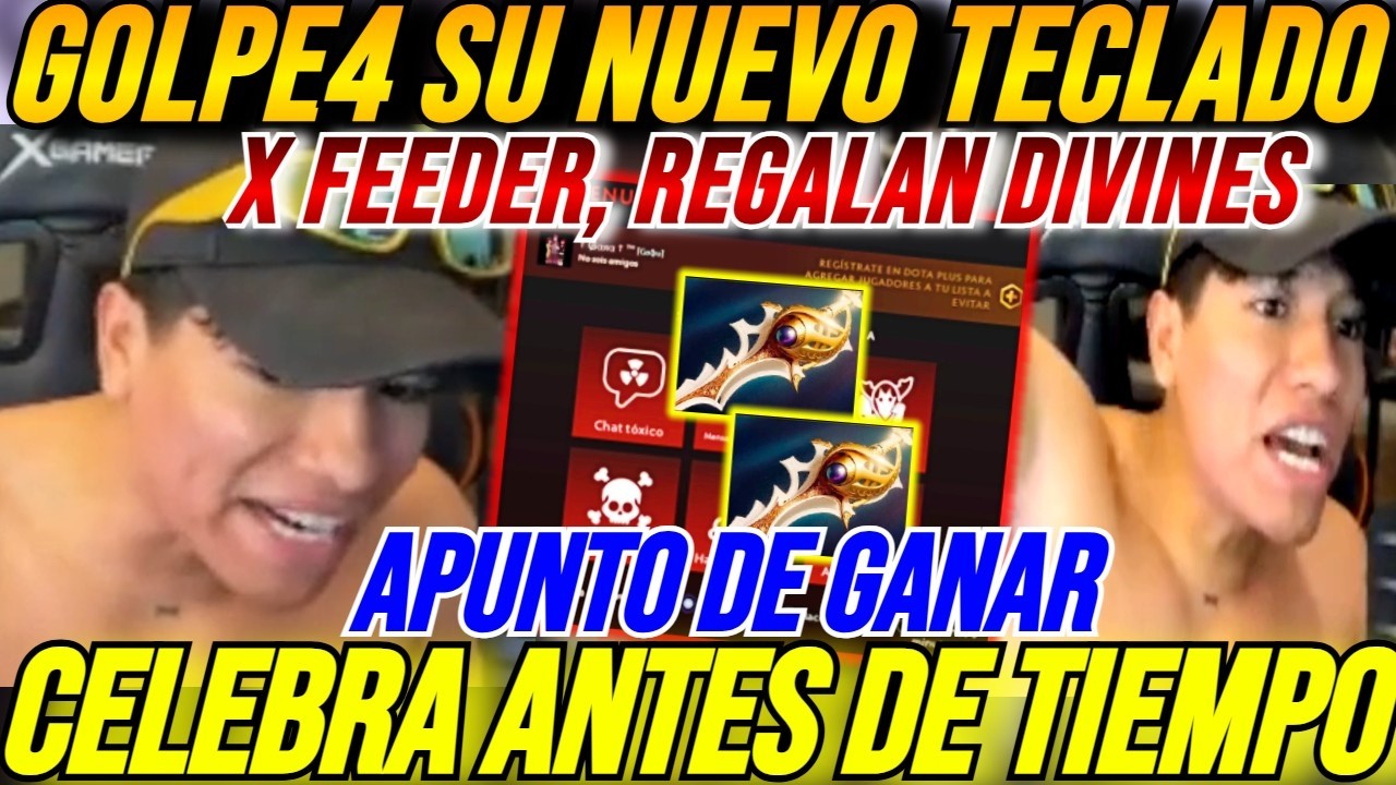 EXPL0TA COMO NUNCA😱!!BUTI DESTRVYE  nuevo teclado🤣FEEDER 🥵REGALA DIVINES en dota de  S/400🤑