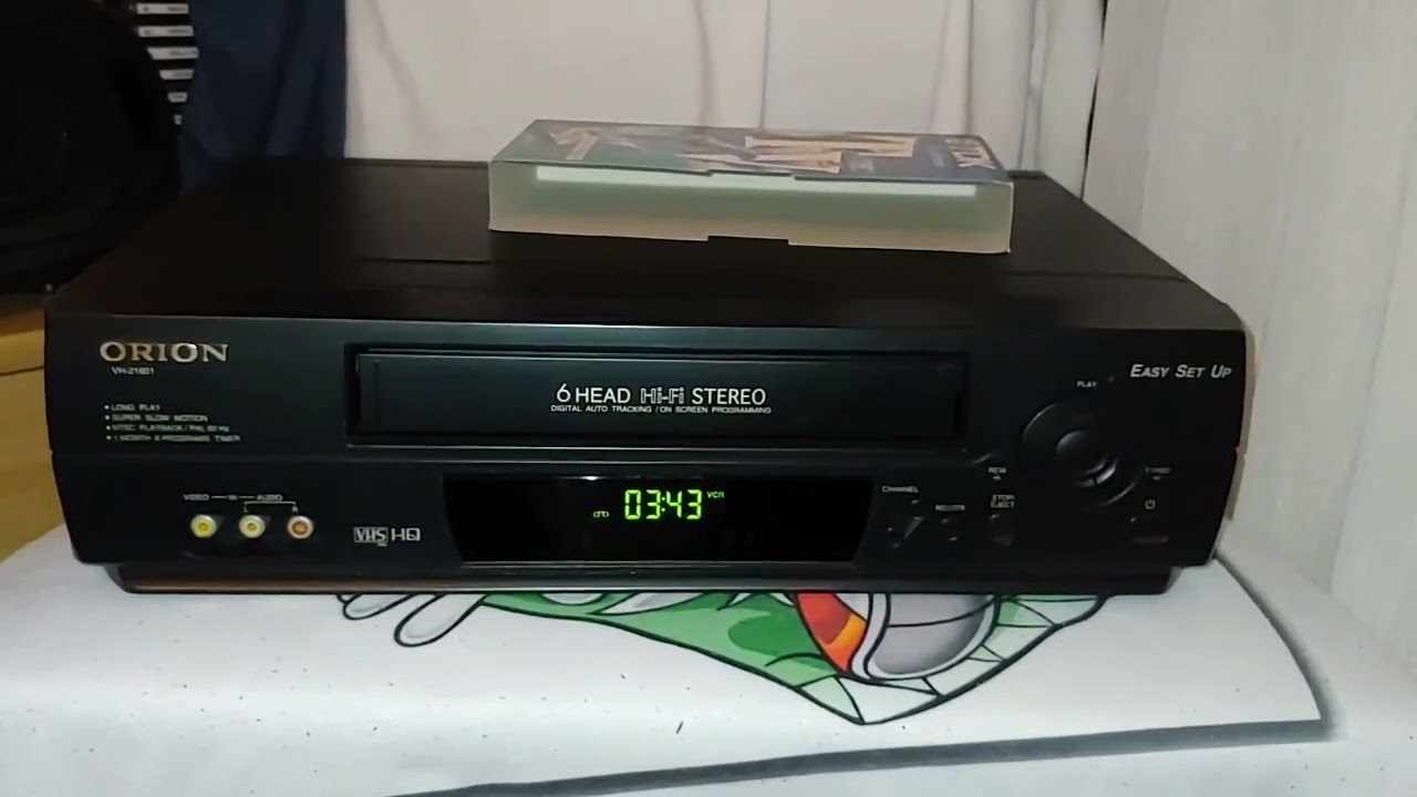 Test avanzamento veloce e riavvolgimento videoregistratore Orion VH-21601
