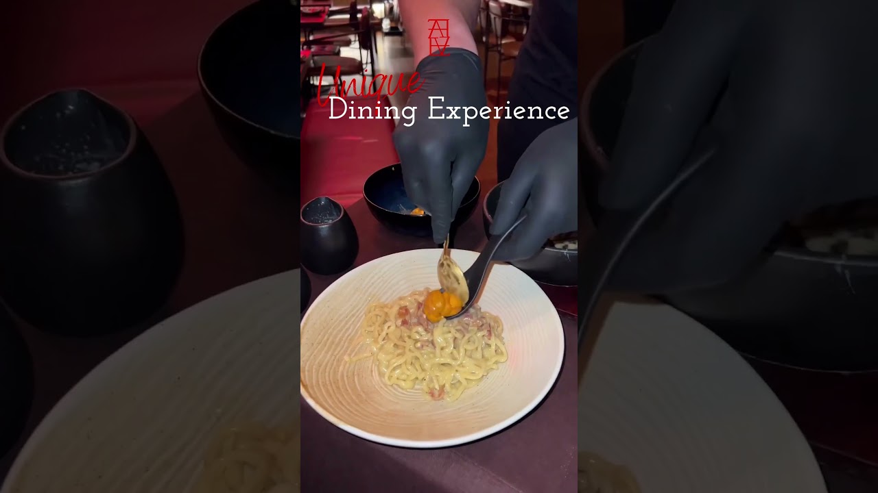 Unique dining experience at LAVA Asian Fire Grill. 