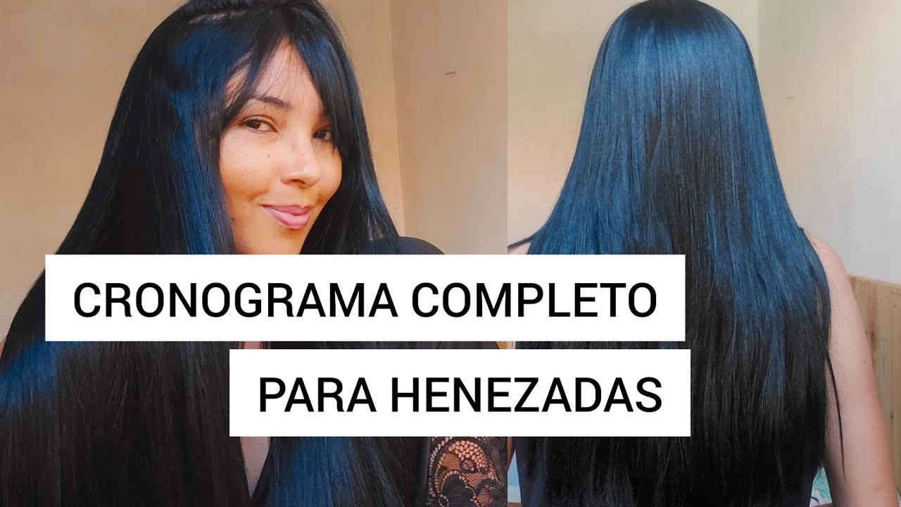 Cronograma Capilar para Henezadas - fase de alisamento