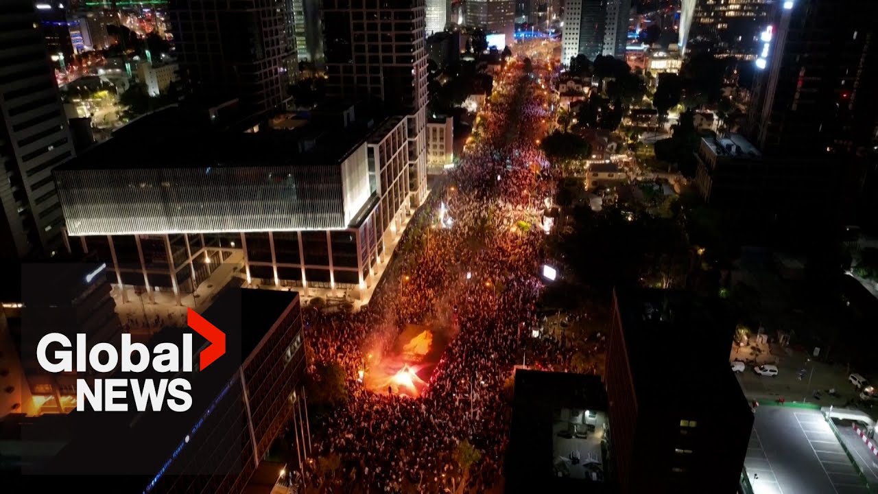 Tens of thousands of Israelis protest amid Memorial celebrations, Independence Day's eve