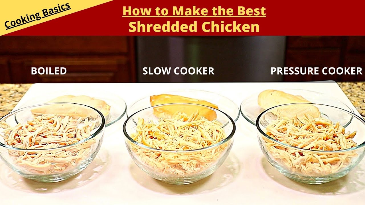 Shredded Chicken: The Perfect Method For Perfect Results Every Time!
