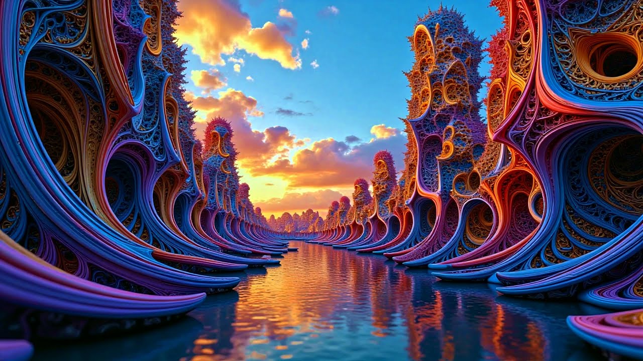 🧘‍♀️ TV SCREENSAVER Inner Stillness 4K Satisfying Liquid | Calm Background No Sound 🧘‍♀️