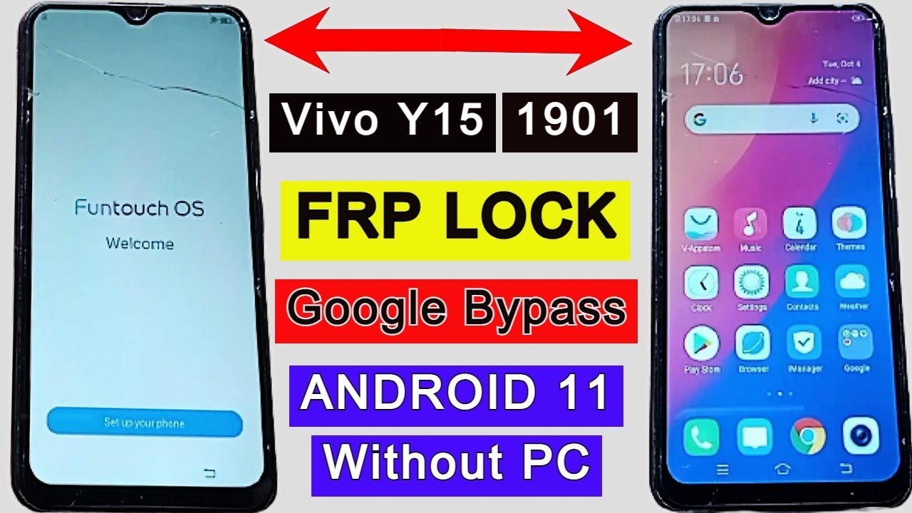 Vivo Y15 FRP Bypass Android 11 | Vivo 1901 FRP Bypass | Google Account Unlock Without PC New Update