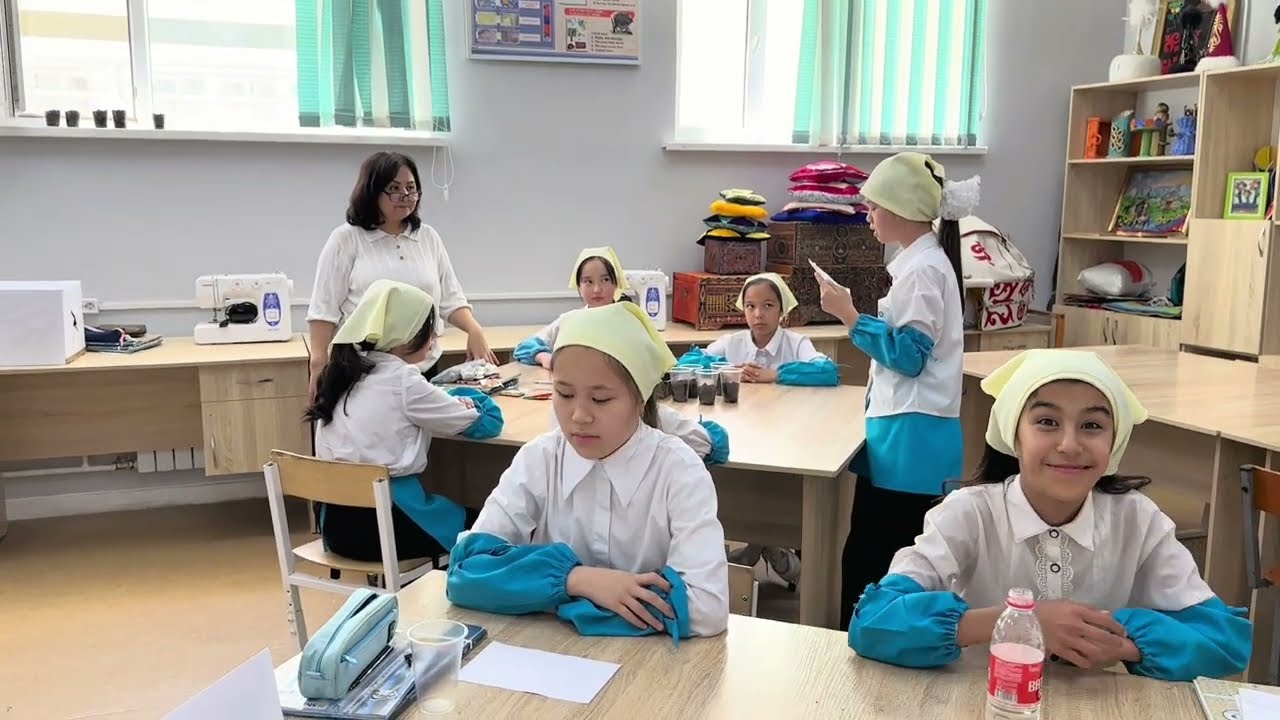 Көркем еңбек (қыздар) пәні бойынша 5 сынып оқушыларына ашық сабақ - Жалбирова Нәсіп